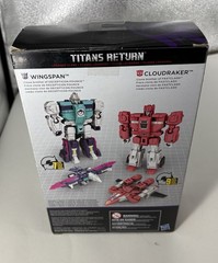 TRANSFORMERS: Titans Return Walgreens Exclusive WINGSPAN & CLOUDRAKER Toy Figure