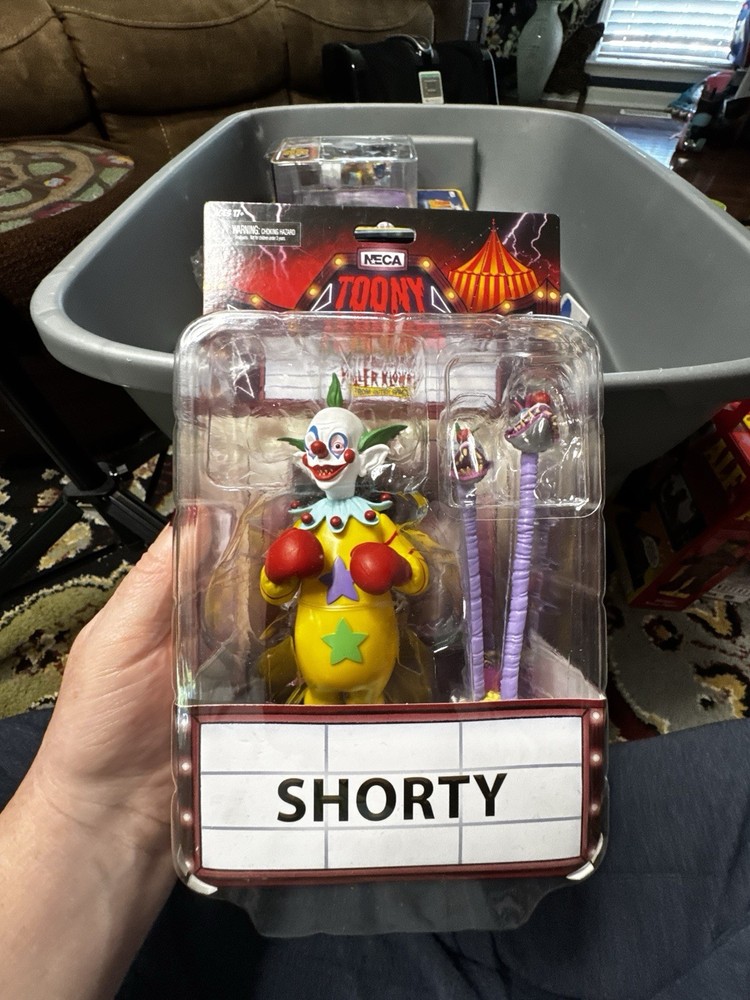 NECA Killer Klowns From Outer Space SHORTY Toony Terrors 6” Action Figure NEW