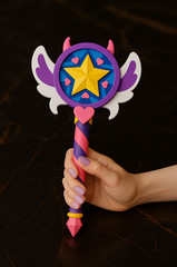 Premium Star vs Forces of Evil Magic Wand Replica Cosplay Prop