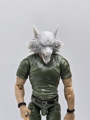 3d Printed CAP WOLF Head 1:18 3 3/4″ GI Joe 25th Anniversary B77