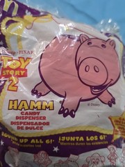 Toy Story 2 Disney Pixar Pig Hamm Figurine Candy Dispenser McDonald’s 1999