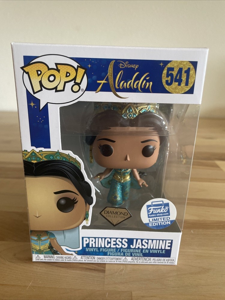 FUNKO POP! DISNEY ALADDIN “PRINCESS JASMINE” DIAMOND COLLECTION LIMITED EDITION!