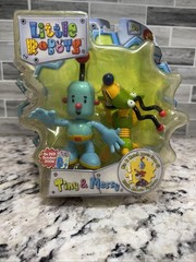 Rare 2003 Little Robots Playmates Figure Tiny and Messy Cartoon Network NIB Read