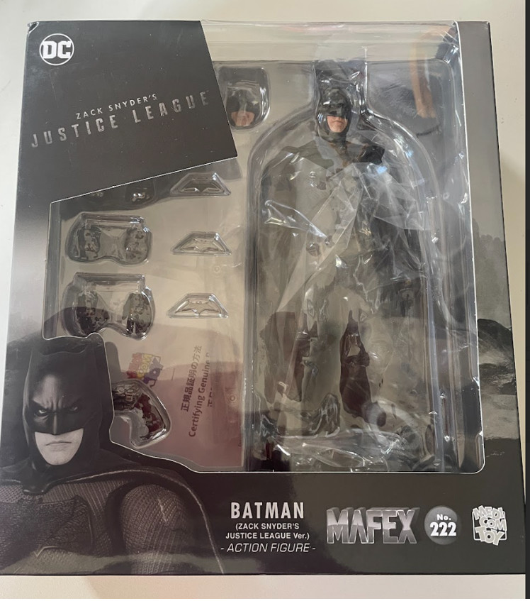 [OPEND] Zack Snyder’s Justice League: Batman MAFEX Action Figure, From U.S, A+++