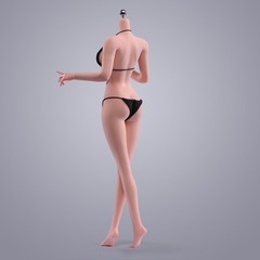 ANT 1/6 T303P Normal Skin Slim Girl 12″ Female Seamless Action Figure Body Toys