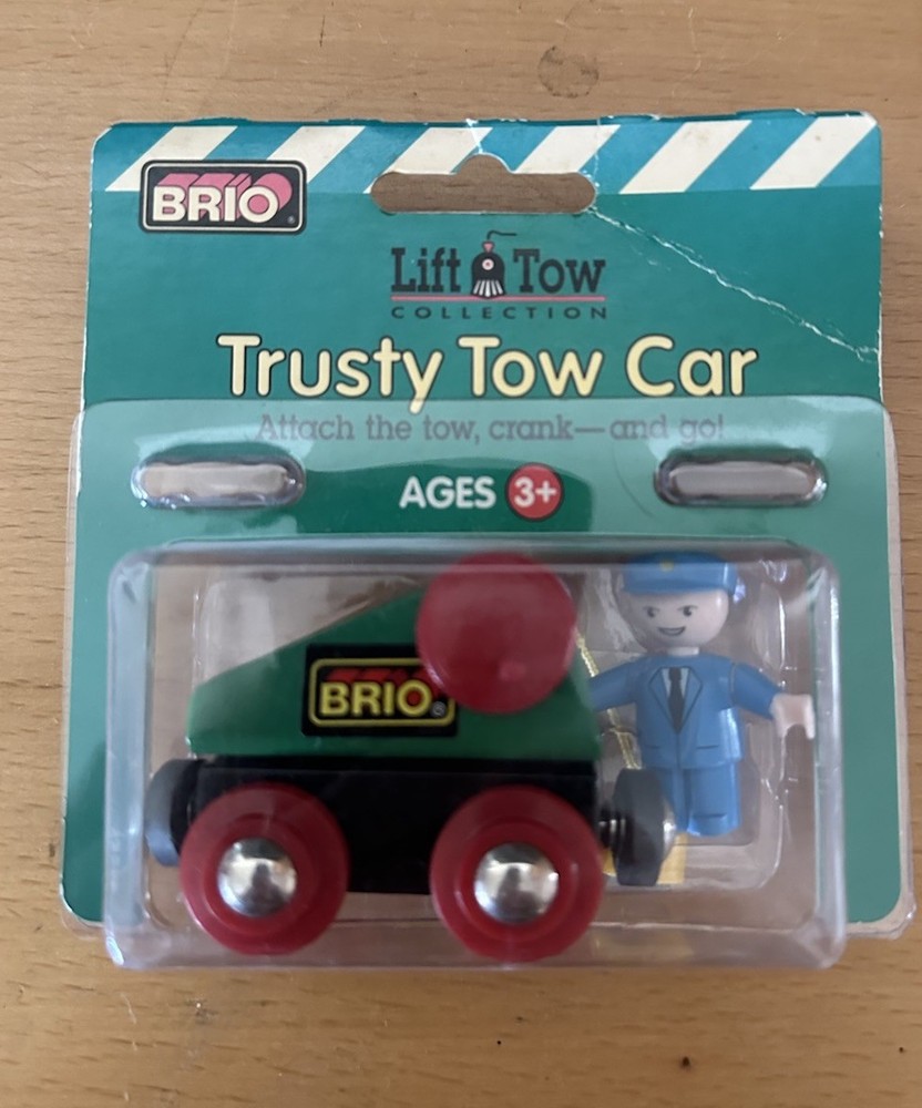 33229 BRIO Wooden Train Trusty Tow Car! NIB! Thomas!