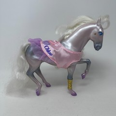 Kenner Fashion Fillies Chloe Horse Figure Silver Mare White Brushable Mane READ
