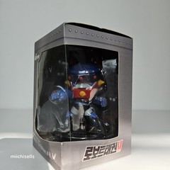 Robot Taekwon V SD Figure V Punch V Center X Dunking Donuts Exclusive Box Damage