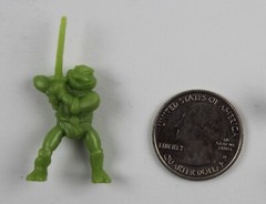 1988 TMNT LEONARDO MICRO-PVC Figure 1.25″ (3 cm) Yolanda Spain Mirage Studios #2