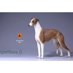 MrZ 1/6 Greyhound Pet Dog Animal Model Resin Figure Decor Toy Ornament Accessory