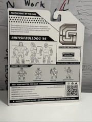 WWF British Bulldog Davey Boy Smith 1995 Grapplers & Gimmicks Retro Figure MOC