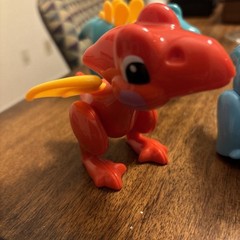 Set Of 3 – Tolo First Friends Dinosaurs Toddler Toys Pterodactyl And 2 Stegs
