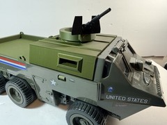 GI JOE APC top Replacement Cab W/ Flatbed & Manned Turret 3D Printed