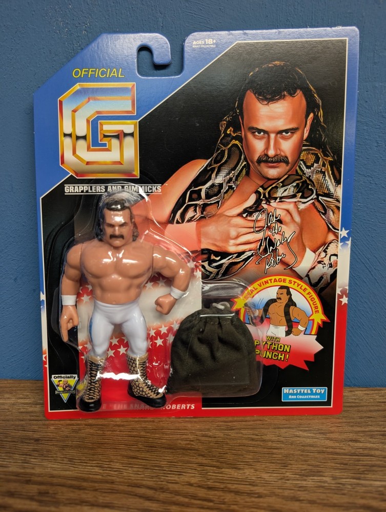 Jake Roberts | Grapplers and Gimmicks | WWF WWE WCW | Hasbro Style Figure