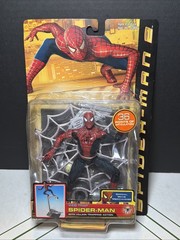 ToyBiz Spider-Man 2 Web-Trap Spider-Man Action Figure 2004 Sealed New