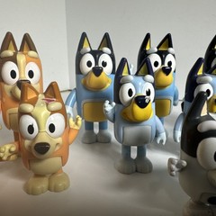 Bluey Action Figure Lot Of 14 Figures
