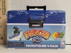 Fisch 4 Pack Microfigure Blind Box – With DLC Included Tacklebox PhatMojo NEW