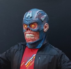 Zombie Captain America Marvel Handmade Latex Mask , Halloween/Parties/Cosplay