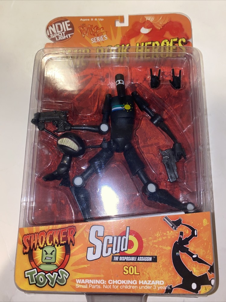 Black Scud The Maxx Exclusive Shocker Toys Indie Spot Light Very Rare!!