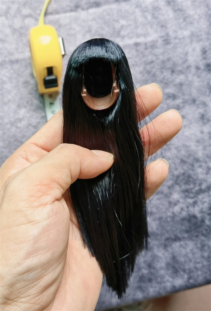 1/6 Artificial Hair Wig Cover For 12″ Female Phicen TBL Action Figure Head Body