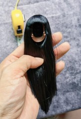1/6 Artificial Hair Wig Cover For 12″ Female Phicen TBL Action Figure Head Body