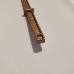 Vtg Mighty Morphin Power Rangers Deluxe Ninjor SWORD Gold Ninja Weapon Part MMPR