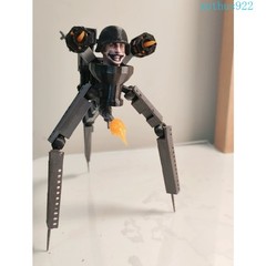 14CM Skibidi Toilet Laser Spider Ranger Commander Figure Model Toys Gift New