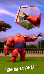 GONG BIG HERO 6 BAYMAX 18CM MODEL KIT & ARTICULATED ACTION FIGURE