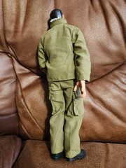 G. I. Joe soldier action figure with realistic molded head & articulating joints