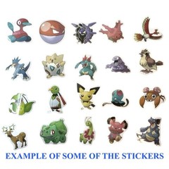 12x Mystery Pokeball Mini Figure & Sticker – Birthday Easter Halloween Christmas