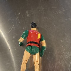Robin Batman Vintage 1989 Action Figure Red Green Yellow Comic Book Heroes Toy