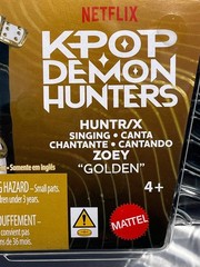 Mattel Kpop Demon Hunters Huntr/x Zoey Golden Singing Doll New In Hand!