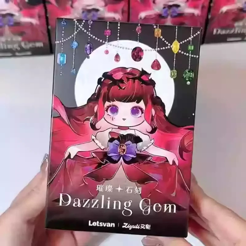 genuine Ziyuli v5 Dazzling Gem Series pvc Blind Box Cute Ziyuli Action Figure