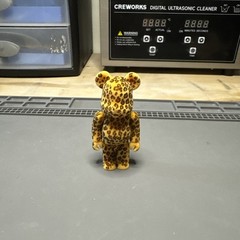 Be@Rbrick Bearbrick 100% Pattern Leopard Flock Series 19 Medicom 2009
