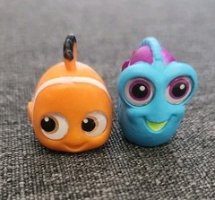 Disney Doorables FINDING NEMO Lot | Neon Glow Squirt, Pearl, Bruce, Dory Set