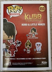 Kubo & Little Hanzo – FUNKO POP! Movies #650 – Figurine Kubo and the two strings