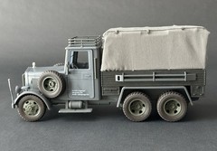 Indiana Jones 1:18 WWII German “Fabric” Cargo Truck 3.75 Raiders Of The Lost Ark