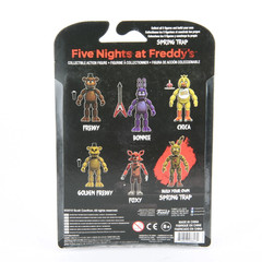 Spring Trap Five Nights At Freddy Bonnie Chica Golden Foxy 5″Action Figure