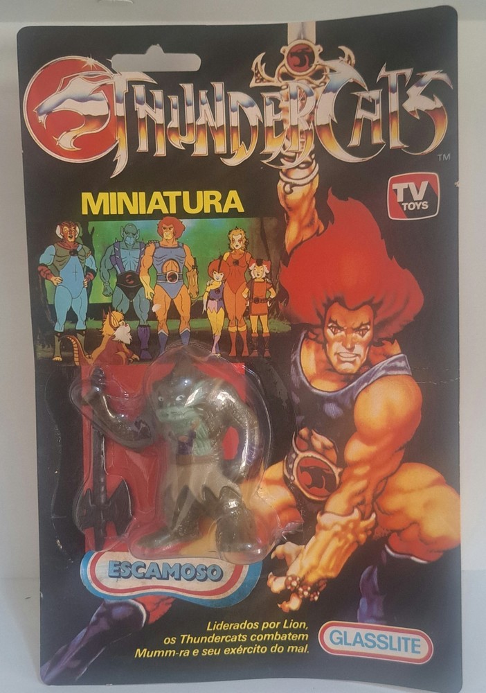1988 Rare MINI Thundercats Slithe MISC Glasslite – BRAZIL!