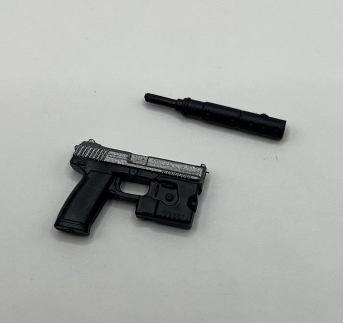 Valaverse Handgun & Silencer Fodder 1/12 Scale Fodder Weapon Action Force