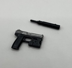 Valaverse Handgun & Silencer Fodder 1/12 Scale Fodder Weapon Action Force