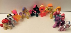 My Little Pony Mixed Mini Figures Lot of 10 Mix 2006-2014 Hasbro Toys