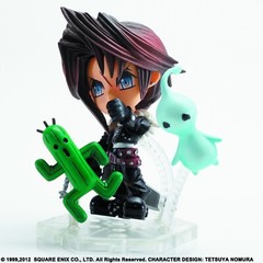 Square Enix Final Fantasy 8 VIII Squall Cactuar & PuPu Mini Trading Arts Figure