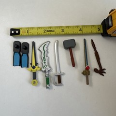 Roblox Weapons Accessories Lot 8pc Swords Hammer, See Pics
