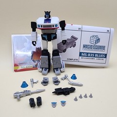 MAGIC SQUARE Transformers (MS-B35) G1 Jazz BLUES 4″ Legends [100% COMPLETE]