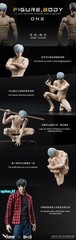 VTOYS X BMS 1:12 Male Anime Flexible Doll 6″ Action Figure Jointed Body w/ Head