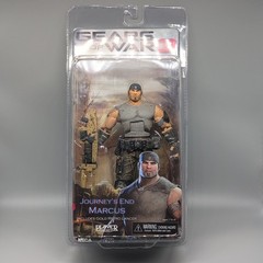NECA Gears of War 3 Marcus Fenix Journey’s End Gold Retro Lancer Figure NEW
