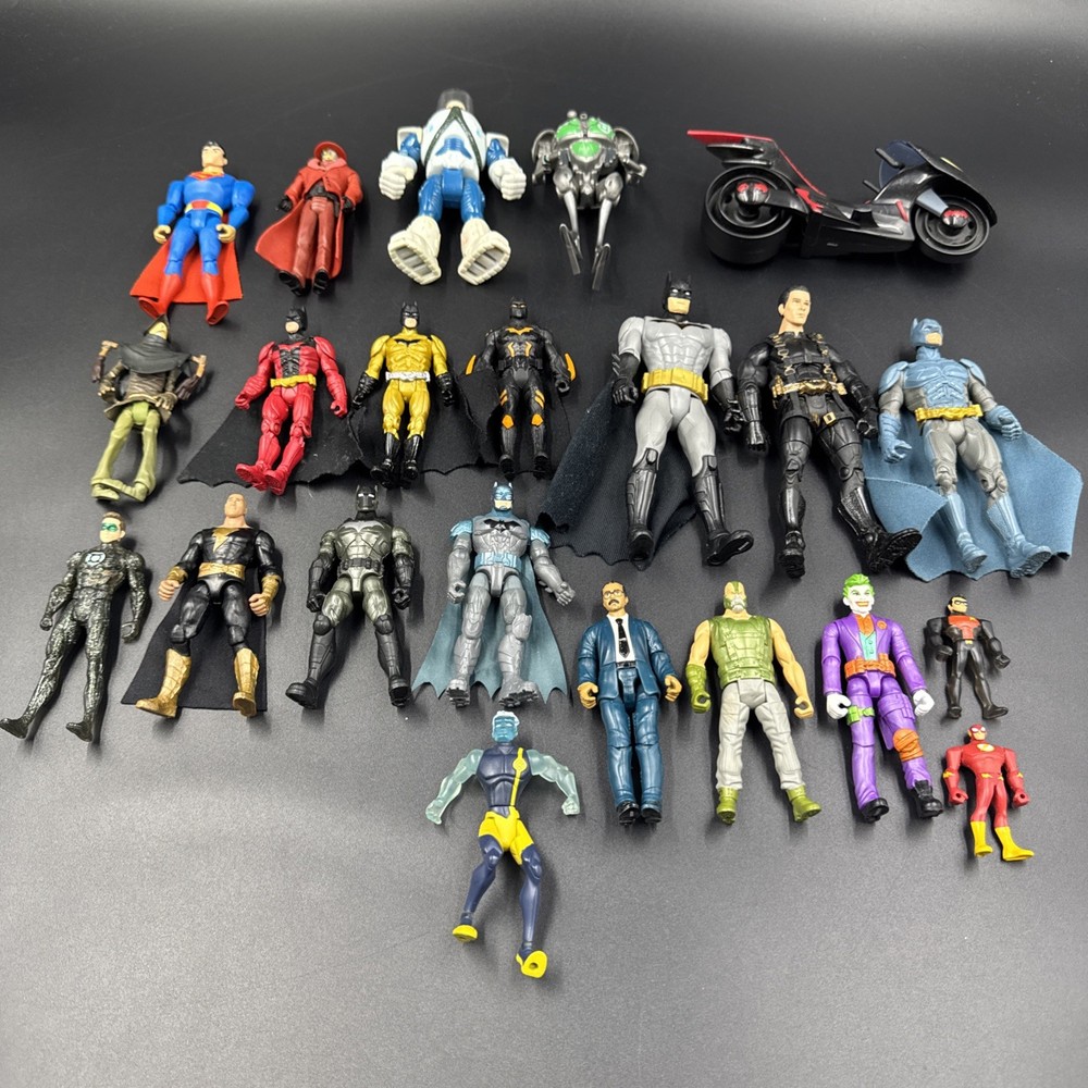 DC Comics Batman Superman Joker Green Lantern Etc 21 Loose Figures Mattel