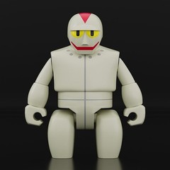 GSC BRICKROID TETSUJIN28 ROBOT SET ACTION FIGURE 50mm