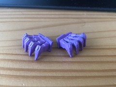 Complete Transformers G1 Pretender Octopunch Resin Reproduction Accessory Lot